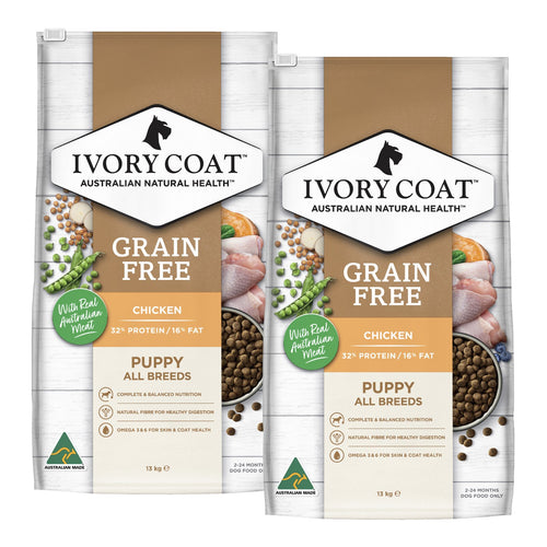 IVORY COAT Grain Free Chicken Puppy 13kg