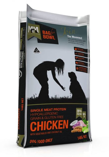 OH - Meals For Mutts Dog Single Protein Chicken Grain Free Gluten Free RED