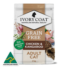 Load image into Gallery viewer, IVORY COAT Cat Adult Grain Free Chicken &amp; Kangaroo 4kg