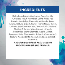 Load image into Gallery viewer, IVORY COAT Dog RAW HEALTH Sensitive Care Lamb 10kg