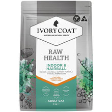 Load image into Gallery viewer, IVORY COAT Cat RAW HEALTH Indoor &amp; Hairball Chicken + Freeze Dried Lamb 4kg