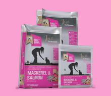 Load image into Gallery viewer, Meals For Meows Cat Mackerel &amp; Salmon Grain Free Gluten Free HOT PINK