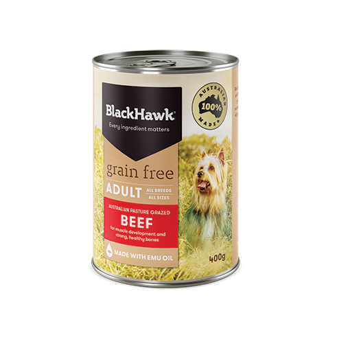 Black Hawk Grain Free Wet Dog Food Carton 12x400g