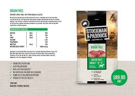 Stockman & Paddock Dog Grain Free Beef 20kg