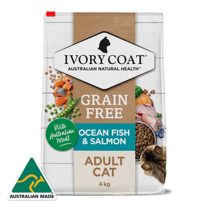 IVORY COAT Cat Adult Grain Free Ocean Fish & Salmon 4kg