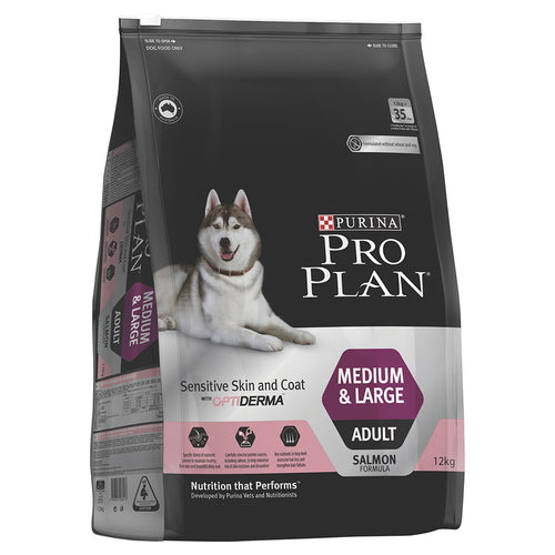 Pro Plan Sensitive Skin & Coat Medium & Large Adult 12kg