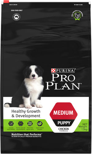 Pro Plan Puppy Healthy Growth & Development Medium Breed 15kg