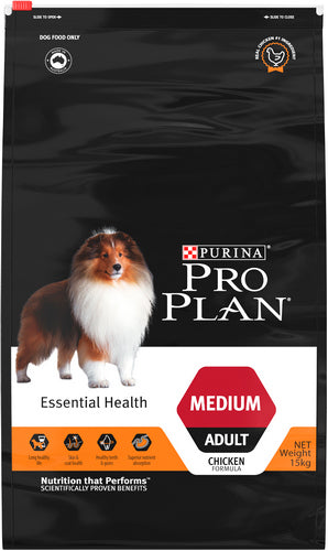 Pro Plan Essential Health Medium Breed Adult 15kg