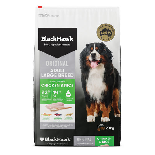 Black Hawk Dog Adult Large Breed Chicken 20kg
