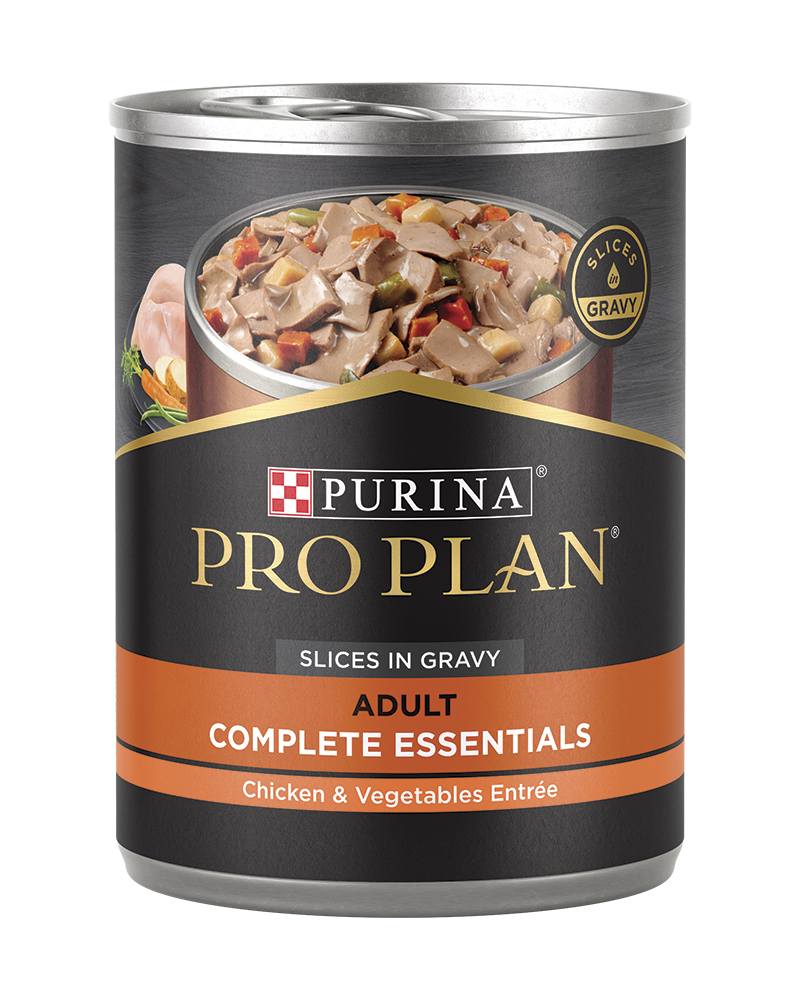 PRO PLAN DOG Adult - Complete Essentials Chicken & Vegetable Entrée 368g (12 Pack)