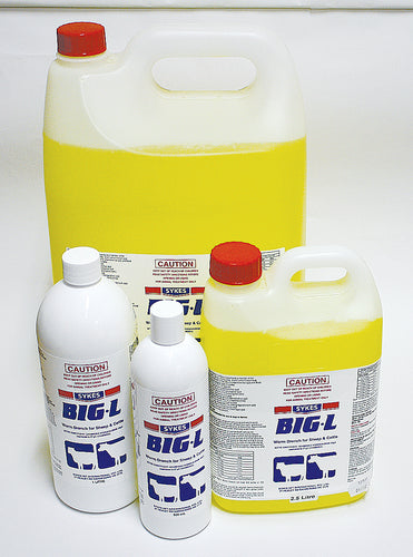 Sykes Big L Sheep & Cattle Wormer 1Ltr