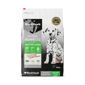 Black Hawk Chicken & Rice Holistic Puppy 20kg