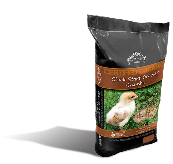 CHF Organic Chick Starter/Grower Crumble 20kg