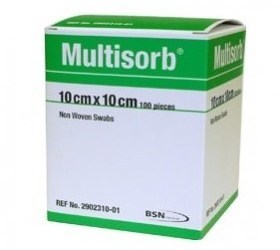 Multisorb Gauze Swabs 10Cm X 10Cm (100)