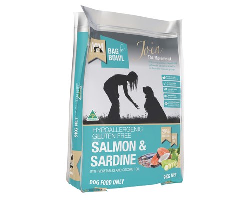 Meals For Mutts Dog Salmon & Sardine Gluten Free BLUE