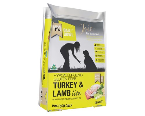 OH - Meals For Mutts Dog Lite Turkey & Lamb Gluten Free 20kg YELLOW