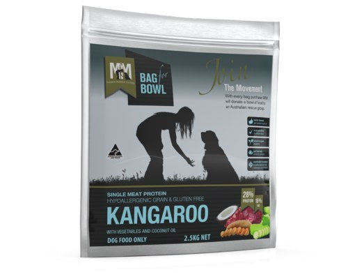 Meals For Mutts Dog Single Protein Kangaroo Grain Free Gluten Free BLUE