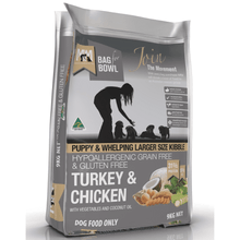 Load image into Gallery viewer, OH - Meals For Mutts Dog Puppy Large Kibble Turkey &amp; Chicken Grain Free Gluten Free GREY